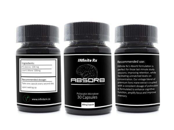 Buy INfinite Rx (Absorb) Microdosing Psilocybin Capsules