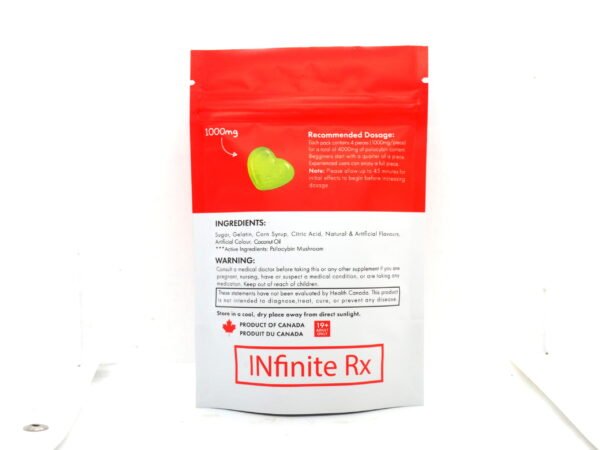 INfinite Rx Shroom Infused Large Heart Gummies Edibles (4000mg) - Image 2